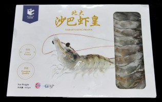 Northcube Live Frozen Saba-Hae King Prawn Size 25